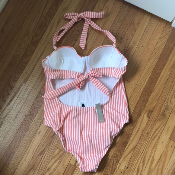 NWT J.Crew Sofia Striped Underwire Tank Suit, 12 - Picture 4 of 14
